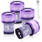 Laukowind 4 Stück Filters für Dyson V12, Washable Ersatzfilter für Dyson V12 Detect Slim Absolute Extra/Total Clean/Fluffy Vacuum Cleaner, Ersetzen Sie # 971517-01