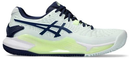 ASICS 1042A224-301 Gel-Resolution 9 Clay Damen Pale Mint/Blue Expanse EU 41.5