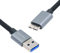 chenyang Câble USB 3.0 en nylon tressé USB 3.0 Type A vers Micro 3.0 B Câble d'extension de données 5 Gbps pour disque SSD caméra 0,3 m