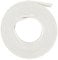 Unifizz Heat Shrink Tubing 10mm Dia 16mm Flat Width 2:1 Ratio Shrinkable Tube Cable Sleeve 1m - White