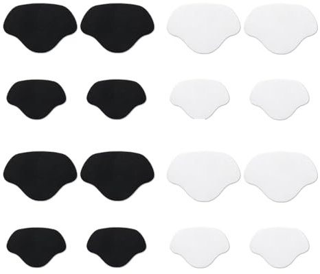 WUSJCOF 8 Paar Schuhe Ferse Reparatur, Selbstklebend Schuh Ferse Patch, Fersen Reparatur Patch, Zwei Stile Reparaturpflaster für Leder- oder Sportschuhe zum Schutz der Ferse