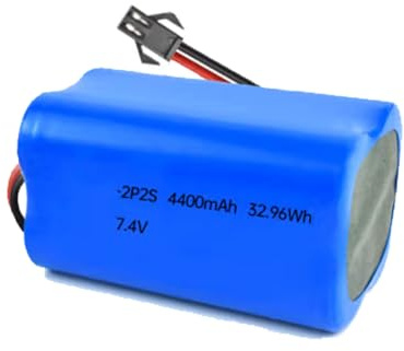 7,4 V 4400 mAh Li-Ionen-Akku, RC-Ersatzakku, eingebauter 18 x 4 Zellen, für Flugzeuge, Angellichter, Türklingel, Handventilator, Radio, Lautsprecher usw.