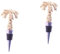 Amosfun Palm Tree Bottle Stopper 2 Pcs Wine Stopper Whiskey Decanter Practical Bottle Stopper Wine Stopper Wine Preservation Plug Sealer Vac Sealer Bottle Plug Creative Bottle Stopper Golden Alloy