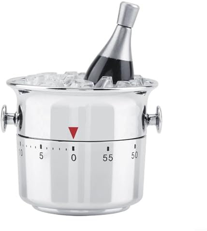EXTRWORY Minuteur de cuisine pratique avec alarme forte, compte à rebours de 1 60 minutes, design artisanal,Rappel d'alarme de compte à rebours