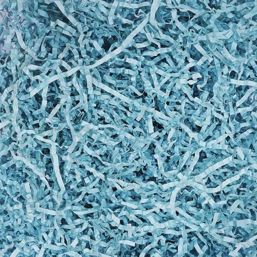 200g blau Raffiabast Geschreddertes Papier Für Geschenkbox Füllmaterial Geschenk, Füllmaterial Für Pakete Präsentkorb DIY Party Hamper Füllung