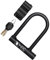 VINTORKY Heavy Duty U Lock for Bikes Secure Key Lock Shackle for Road and Mountain Commuting Compact and Portable Design with Keys for Easy Access and Installation
