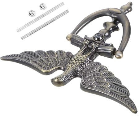 Gatuida de Puerta de Estilo con Mirilla de Seguridad de Color Antiguo Accesorio Decorativo Multiusos para Entrada