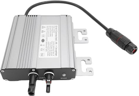 CHICIRIS Solar-Grid-Tie-Wechselrichter, Aluminiumlegierung, Effiziente MPPT-Leistung, Fernüberwachung, 600 W für Heim-Solar-PV-Systeme