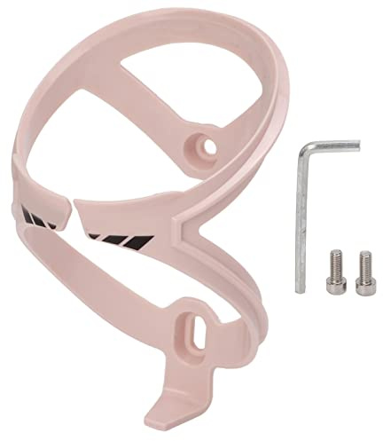 Fyearfly Bicycle Water Bottle Holder, Lightweight Cage for Road and Mountain Bikes, Secure and Stable Design, Morandi Pink, Outdoor Cycling Essential