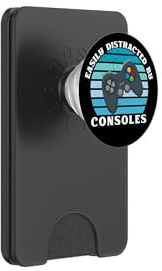 Facilmente distratto dalle console, facile da distrarre dai videogiochi PopSockets PopWallet per MagSafe