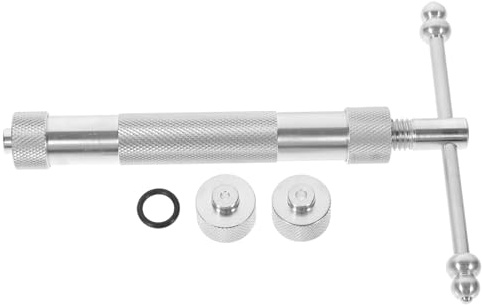 LOLIPPYY Estrusore Manuale per Bastoncini di Incenso, Lega di Alluminio | 3 Ugelli 2mm 3mm 4mm, Guarnizione Inclusa, Smontaggio Rapido, Argento, per Artigiani e Kit Fai da Mano