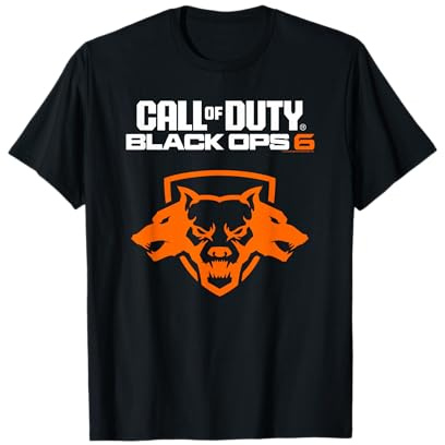 Call of Duty Black Ops 6 Orange Cerberus Video Game Maglietta