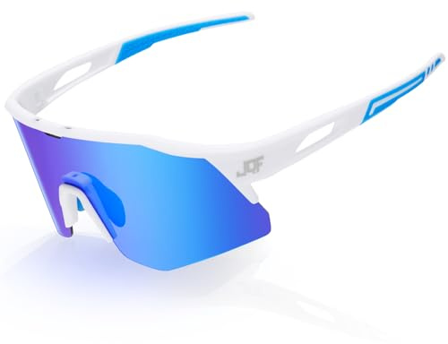 JQF Gear Fahrradbrille für Unisex YL804 Sportbrille Herren | Sonnenbrille Sport Winddicht UV400 Schutz TR90 Rahmen Sonnenbrille Schnelle Brille für Outdoor Sportarten Wie Radfahren