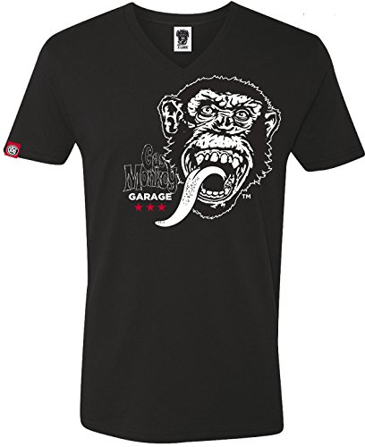 Gas Monkey Garage T-Shirt Big Monkey Stars Black-S
