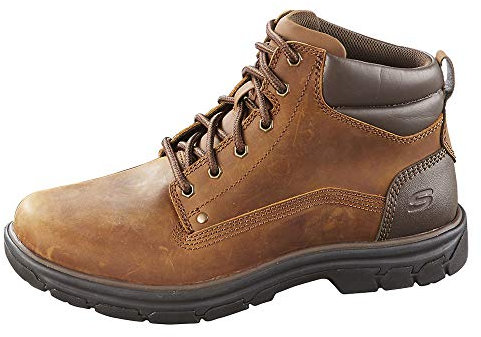 Skechers Segment- Garnet-65573, Stivali Chukka Uomo, Marrone Dark Brown Cdb, 39.5 EU