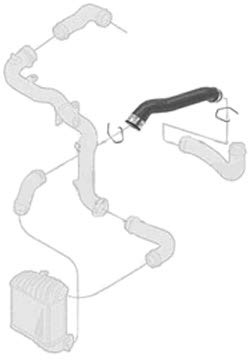 Borg & Beck BTH1131 Turbo Hose To Fit VAG A3 Leon Bora Golf 1 9TDi