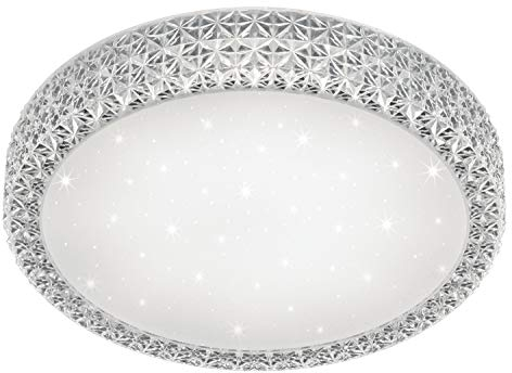 Reality Leuchten Pegasus R62423100 LED Deckenleuchte, Acryl Weiß, 27 Watt