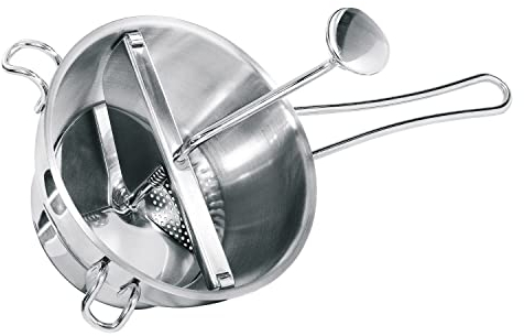 Passaverdure multifunzionale in acciaio inox linea Flotte Lotte di Gefu, diametro 39x18,5 cm