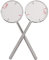 Artibetter 2pcs Round Optical Cross Cylinder Lens Tool Set diopters Optical Instruments diopters kit (0.25/0.5)