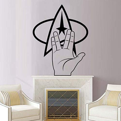 Hand Wandaufkleber Science Fiction Filme Wand Poster Removable Home Schlafzimmer Dekor Star Trek Wandkunst 57X73 Cm