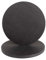 10 Círculos de cartón redondo ø 34 cm, Discos cartón rígido 2.5 mm para manualidades, esferas de reloj, mandalas, pintura. (Negro)