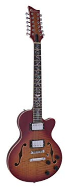 DIMAVERY LP-612 E-Gitarre, flamed sunburst (26215180)