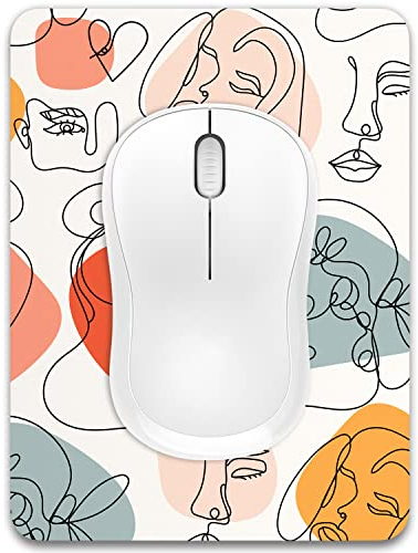 Dapesuom Small Mouse Pad, Mini Mouse Pad 15x20 cm, Non-Slip Rubber Waterproof Mouse Mat, Cute MousePad for Women Kids Men Wireless Mouse Laptops Keyboard Tray Home Office Travel, Painting Women