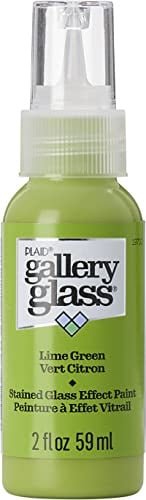 FolkArt Gallery Glass Paint 2oz-Lime Green