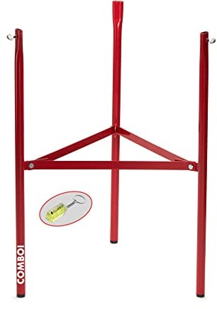 COMBOI - Juego de 3 patas para quemador - paellero de gas, incluye nivel e instrucciones de montaje, fabricado en España. (Patas reforzadas)