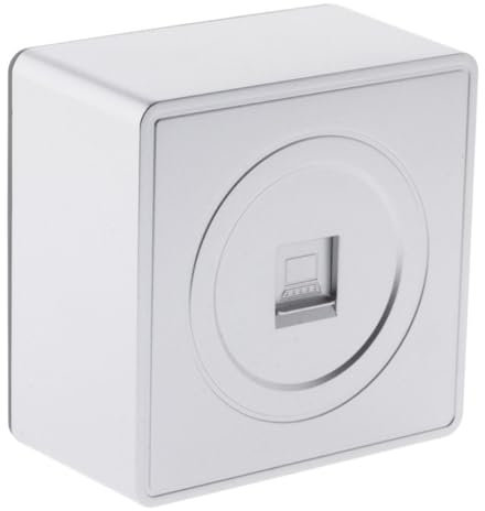 Prise téléphone RJ45 en saillie Silver - Vulco - Zenitech