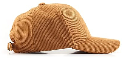 Cordhut, niedriges Profil, einfarbig, Baseballkappe, Sonnenhut, verstellbar, für Damen und Herren, Fuchsrot, M/L
