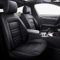 Chifeng Autositzbezüge Auto Vordersitz 2 Stück Set Fit für VW Bora Golf mk4 mk5 mk6 mk7 Jetta IV Santana Amarok Arteon CC Fox Lupo Polo Scirocco Tiguan PU Leder Autositzbezüge (schwarz)
