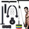 Kugooyi Kabelzug Fitness, Latzug Arm Krafttraining Bizeps Rücken Trainingsgerät DIY Latzugturm Zubehör für Sportgeräte Fitnessgeräte Umlenkrollen Krafttrainer(100''Nylon)
