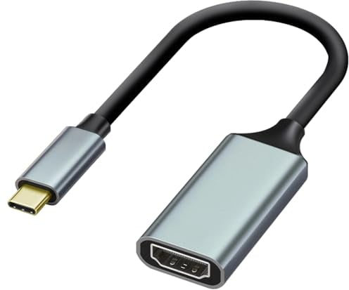 Mepsies Adaptateur USB C vers HDMI 4K, Convertisseur USB Type-C vers HDMI Compatible avec iPhone 15 Pro/Max, Galaxy, MacBook Pro/Air, Dell, Surface et Plus Encore
