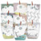 PANSIBY Adventskalender zum Befüllen, 24 Weihnachtskalender Papiertüten zum Selbst Basteln, Weihnachtstüten mit 1-24 Zahlensticker zum Selber Füllen