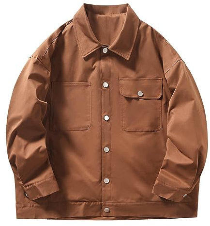 XTBFOOJ Jacke Herren Herren Cord Anzugjacke Retro Sakko Freizeit Blazer Regular Fit Winterjacken Mit 3 Taschen S-Xxl Herren Jacke Tops Lederjacke Oversized