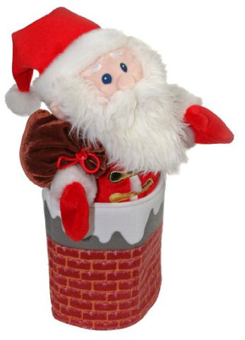 alles-meine.de GmbH Handpuppe Weihnachtsmann Handspielpuppe Kasperlfigur Kasperle Figur Weihnachten