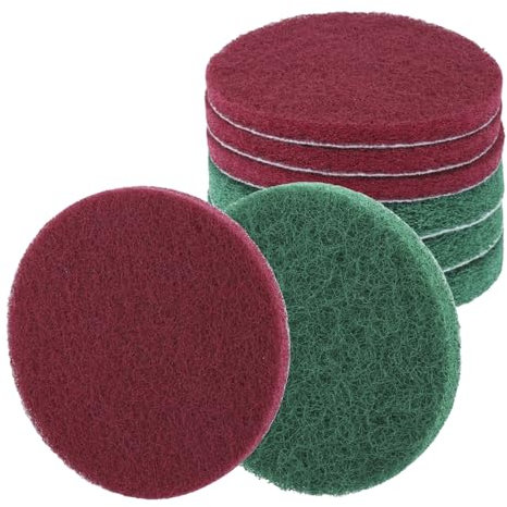 QWORK® 8 pezzi di spugne abrasive, dischi di lucidatura da 125 mm, grana P240 P400, impermeabile e resistente all'olio, per levigatrici rotative ed eccentriche.