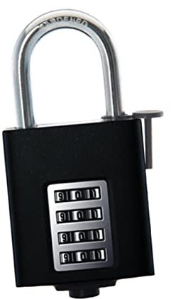 LIFKOME Cerraduras Cerraduras De Combinación Para Exteriores Resistente Intemperie Para Puertas De Gimnasios y Vallas De Hierro