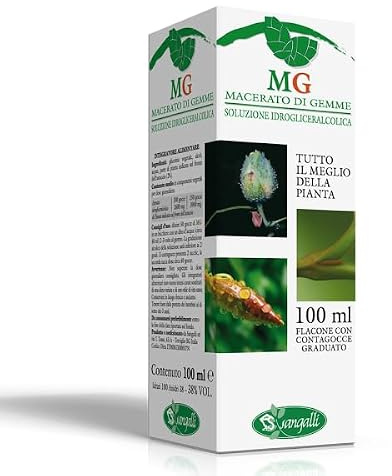 Sangalli macerato glicerico al Ribes nero - Gocce antinfiammatorie e drenanti, 100 ml