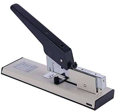 Angoily 100 Blatt Heavy Duty Heftgerät für Ergonomischer Hefter für Büro und Zuhause Extra Hebel für Dicke Dokumente Stapler mit Einfacher Handhabung und Jam Design