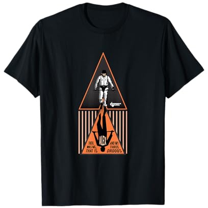 Eine orangefarbene Silhouette mit Uhrwerk PAPL1264 T-Shirt