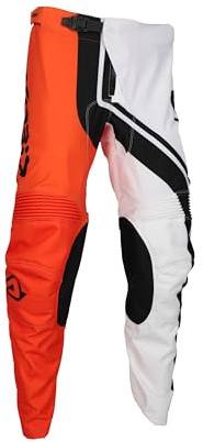 ACERBIS PANTALONE MX TRACK CONNECTION BIANCO/ARANCIO T.32