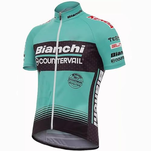 beyleaycau Radtrikot Herren Kurzarm im Profi-Stil Sommer Rennrad Trikot Atmungsaktiv Schnelltrocknendes Fahrradshirt