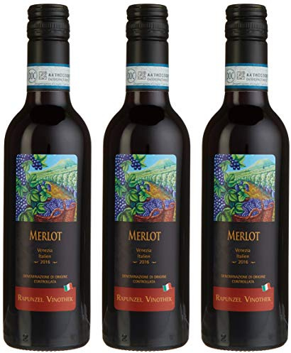 Rapunzel Merlot DOC Venezia, 3er Pack (3 x 375 ml)
