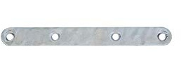 AFBAT 180 mm Lose, verzinkt, weiß, Stahl, Unbekannt, one Size
