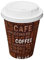 Gastro-Bedarf-Gutheil 100 Pappbecher Coffee to go 0,3 L Top Becher mit 100 Deckel in weiss Ideal für Coffee Latte Machiato Cappuccino Chocolate Tea Cream