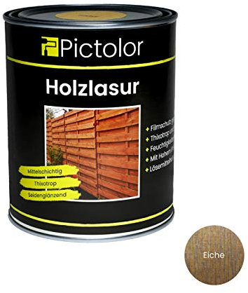 Pictolor Holzlasur 0,75 Liter Eiche