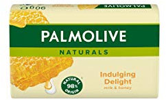 Palmolive Seife Naturals Milch & Honig 90g - mit Milch und Honig-Extrakten, feste Seife