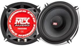 MTX TX650C 13 cm 2-Wege-Koaxiallautsprecher 80 W RMS 4O Aluminiumgehäuse Neodym-Hochtöner Seidenkuppelspule TSV TIL